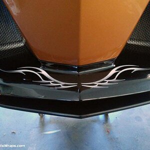 Barbwire gray black- air dam