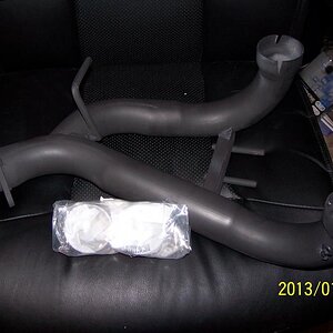 cat-by-pass HT titanium coated then wrapped.