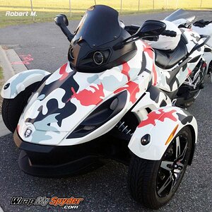 RS Camo- To make your Spyder stand out just add our custom camo kit. Each color is applied individually so you can get the look that fits you.  Ask us