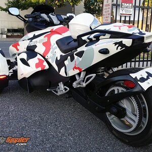 RS Camo - We can give your Spyder the look you want.  Contact us with your design idea.  814-838-6377
