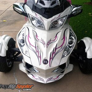 Barbwire 101 Pink graphics kit by www.wrapmyspyder.com  starting at $139.00
