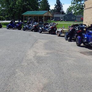 Spyder line up - Pine County Museum.