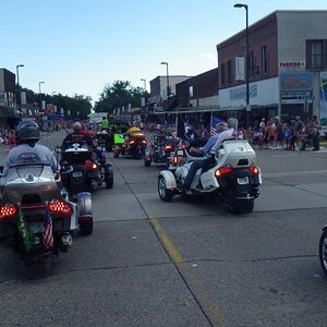 Parading with our Spyders  :-)