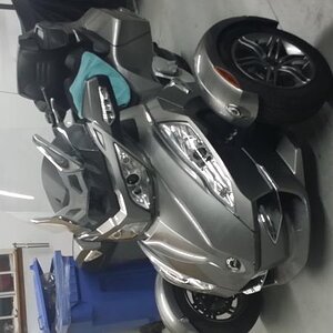 Silver Stead in the bay at the base.