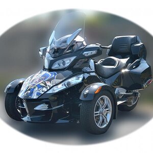 I used this photo of our bike for my hat design that I did.