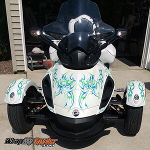 Contact us to custom design your Spyder graphics.  814-838-6377