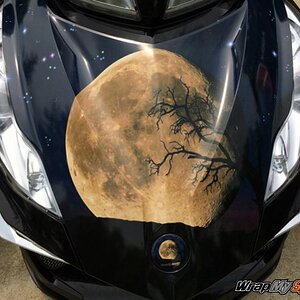 Moon & Stars BRP frunk wrap