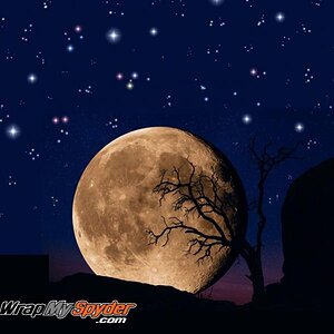 Moon & Stars BRP can am frunk wrap sheet. ORDER ONLINE: www.wrapmyspyder.com