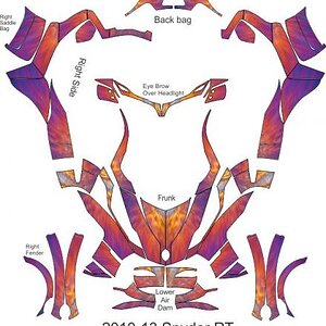 C Buck RT Kit- This was created by special request for Cindy B. She chose the image & we made it into a full Spyder RT pre-cut kit.  What can we creat