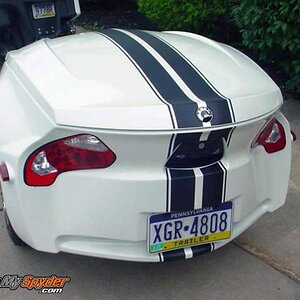 Spyder RT CF RT622 GT Racing Stripe kit