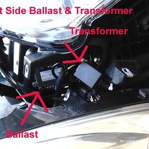 Left SIde Ballast And Transformer