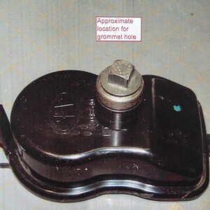 Location of Hole For Grommet