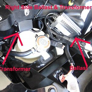 Right Side Ballast And Transformer
