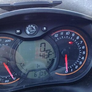 It warmed up to 46 at ride time (10am)