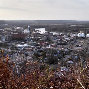 Red Wing, MN - Soldier Memorial Park overlook of Red Wing.