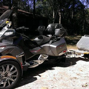 2014 RT & Aluma Trailer W/Wrap My Spyder
