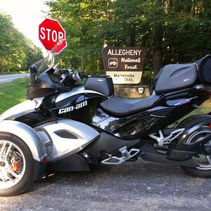 Allegheny Forest, PA - Late Summer 2012. Trip to and from  Pittsburgh PA from Oswego NY.