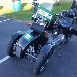 I know this is not my Spyder, but I rode to Lake George NY for Americade 2014 and saw this Harley by the Spdyer demo area.