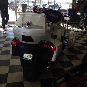 2014 Spyder RT Ltd, awaiting pick up