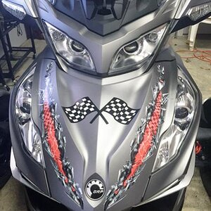 Ripper Race Red Susan H. Available for all model Spyders. WrapMySpyder.com