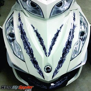 Ripper Race  standard frunk kit. Order www.wrapmyspyder.com