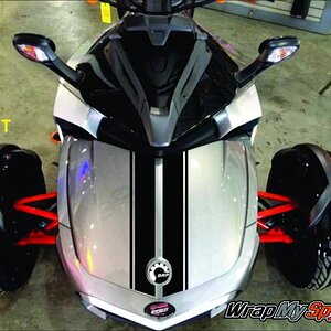 F3 RT GT Racing stripes