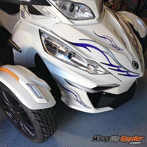 barbwire 101 purple reflective. Order at WrapMySpyder.com