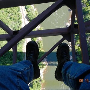 W.VA Under New Gorge River Bridge 2014 Jun