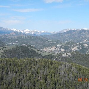 Looking towards Yellowstone from top of Chief Joseph Hwy_2013 Jun
