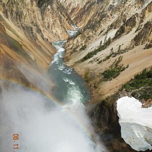 Yellowstone Canyon below falls_2013 Jun