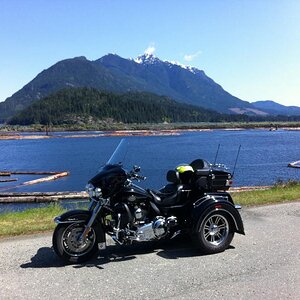 Our UltraClassic at Kelsey Bay, bc
