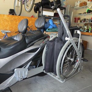 The lever is lifted up so I can transfer.