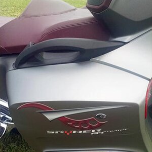 Cosmos Burgundy saddle bag parts