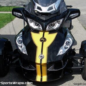 SergeB Graphics kit in Yellow