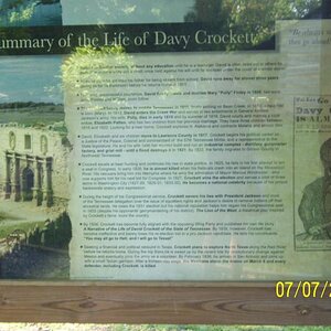 Life and times of Davy Crockett.