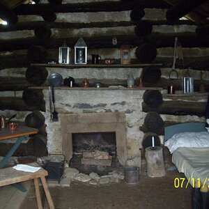 Inside of officer's cabin.  VF, PA