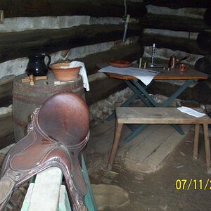 Inside of officer's cabin.  VF, PA