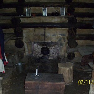 Inside enlisted men's cabin.  VF, PA