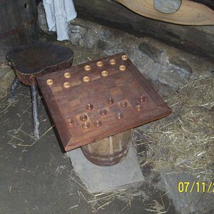 Inside enlisted men's cabin.  VF, PA