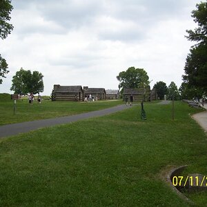 View of cabins.  VF, PA