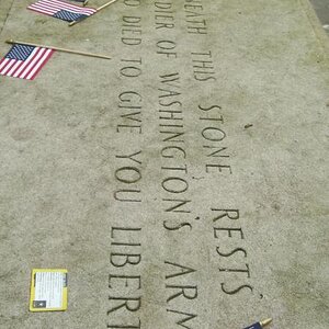 Inscription on Tomb of the Unknown Soldier of the Continental Army.  Phili, PA