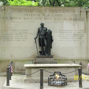 Tomb of the Unknown Soldier of the Continental Army.  Phili, PA
