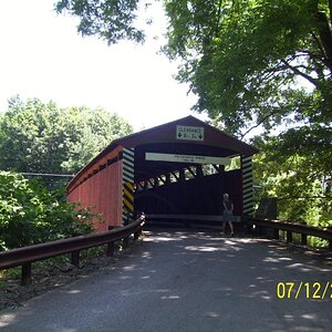 Covered bridge in Columbia County, PA.