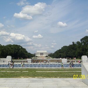 Pool and memorial in Washington, DC