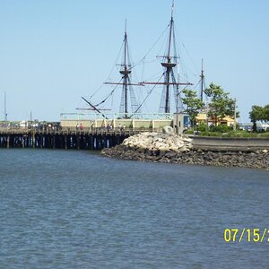 Plymouth, MA. That's the Mayflower II.