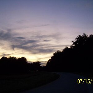 Daylight is almost gone.