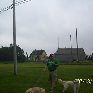 Older buildings at the welcome center.