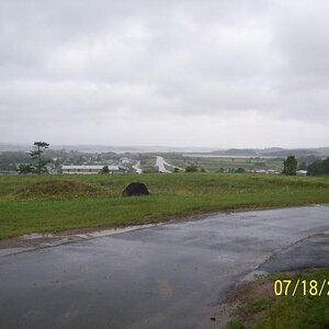 Valley outside of the hotel at Windsor, Nova Scotia.