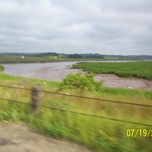 Avon river in Windsor, NS