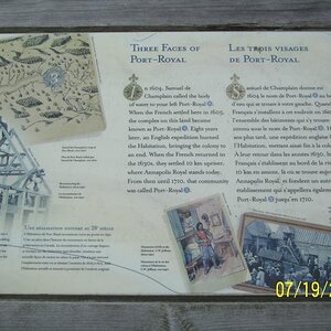 Fort Anne Port-Royal in Annapolis Royal, Nova Scotia.